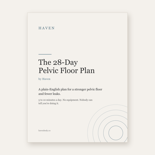 The 28-Day Pelvic Floor Plan by Haven, PDF cover