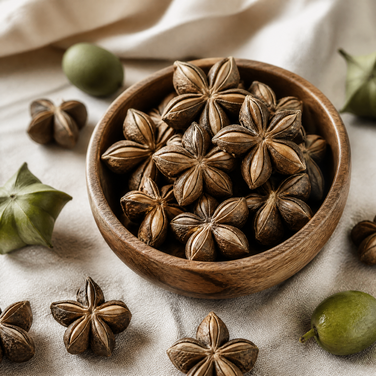 Cold-pressed Peruvian Sacha Inchi seeds